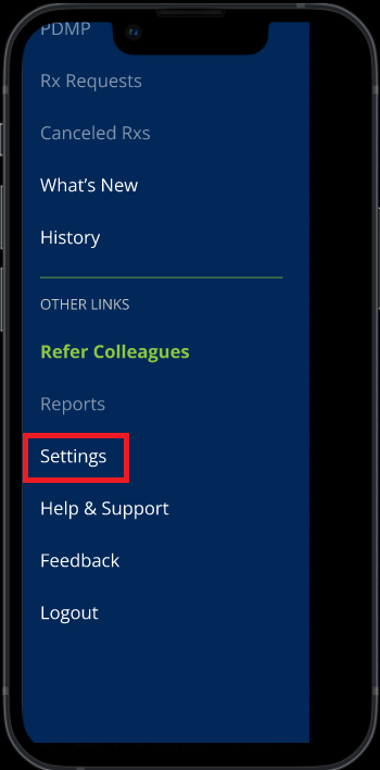 iPrescribeAuthenticator_Settings_Read-OnlyApp.png